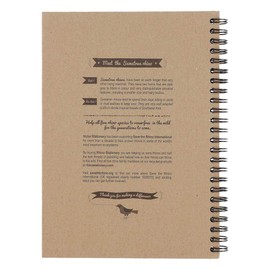 Rhino 5.8 x 8.3 Inches A5 Recycled Twin Wire Notebook, Tan (SRTWA5)