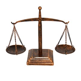 Owlgift Vintage Style Small Metal Libra Jewelry Towers, Display Tray Cosmetic Organizer Storage, Lawyer Scale of Justice, Farmhouse Candleholder – Bronze