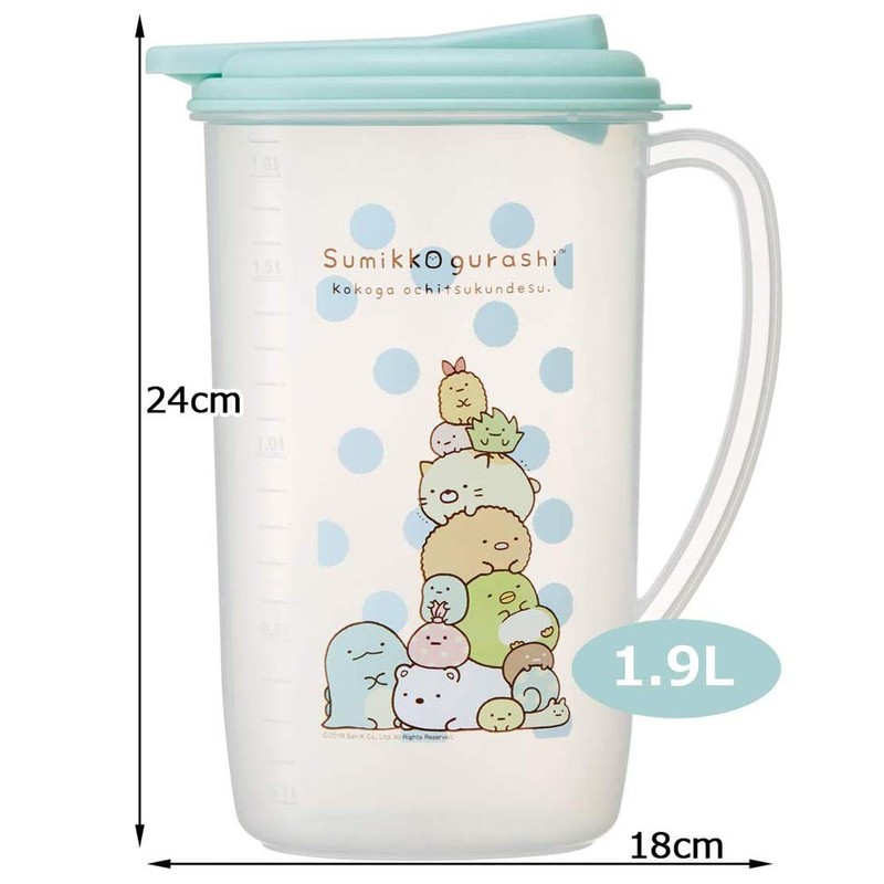 Skater (Skater) Water Pitcher Cold Water Bottle Sumikkogurashi 1.9L CI19