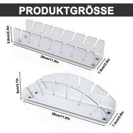 Huthalter Cap Halterung,2 Stück Acryl Hutständer Aufbewahrung Basecap Halter,Cap Stand für Baseball Caps zur Präsentation von Baseballkappen, Kann Gespeichert Werden 13 Hüte Aufbewahren(Transparente)