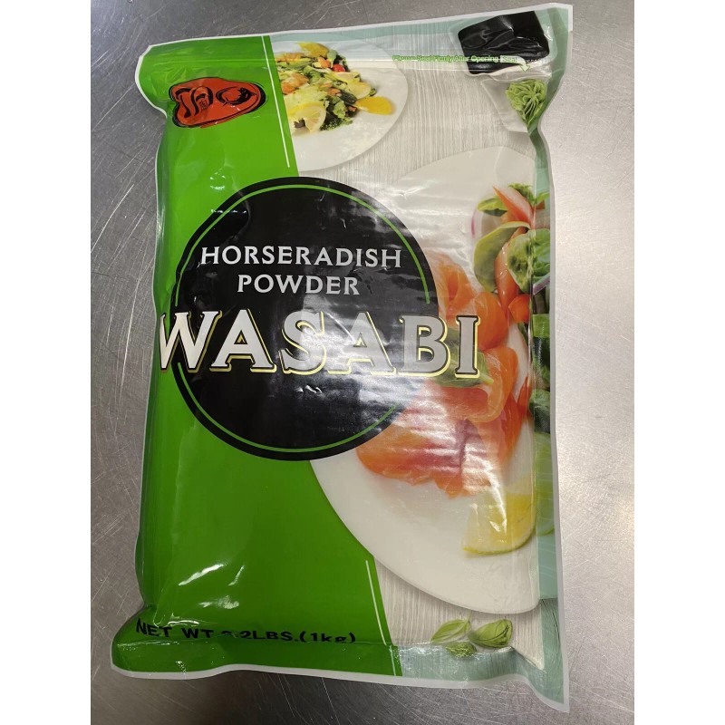 TAO *TAO* Horseradish Powder Wasabi~1kg (2.2 lb)~Resealable Bag~Best Before 2/19/25
