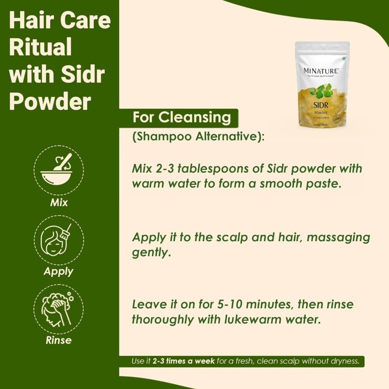 minature Sidr Powder by mi nature | 227g (8oz) (0.5