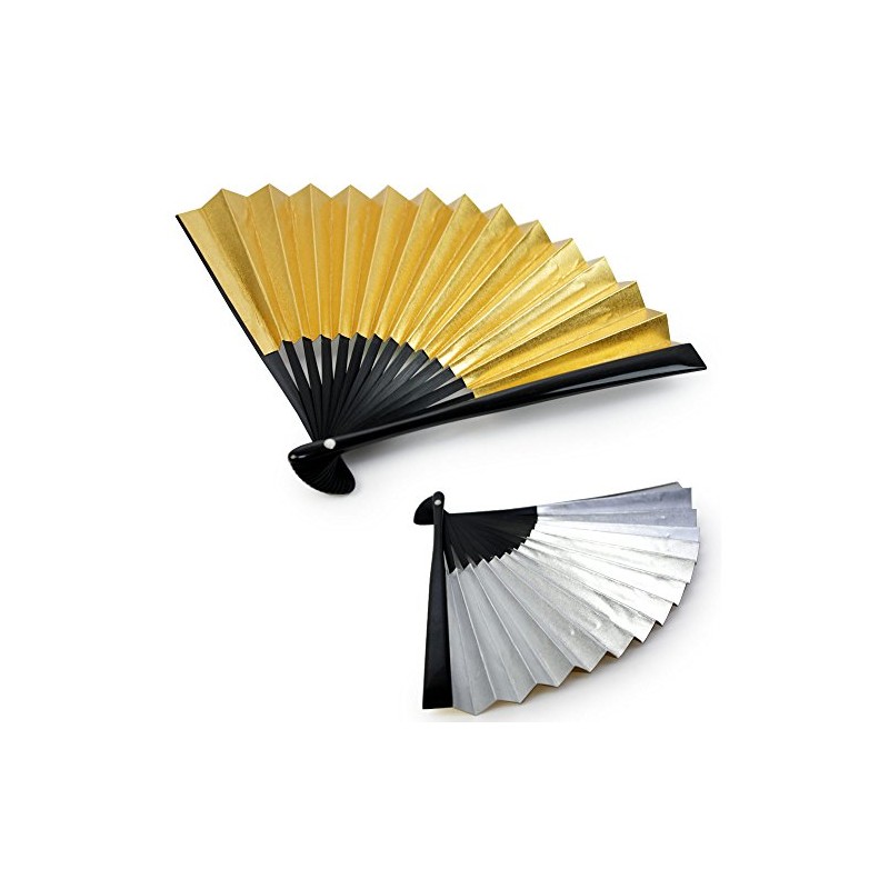 Suehiro Folding Fan, Gold, For Weddings, Women's, For Formal Occasions,