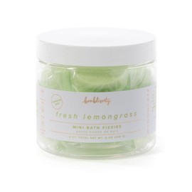 Bonblissity Mini Bath Bombs for Women, 8 pcs - Fresh Lemongrass Scented Fizzies, Multipurpose Moisturizing Bath Bomb, Shower Steamer, or Foot Soak, Home Aromatherapy with Hydrating Natural Oils