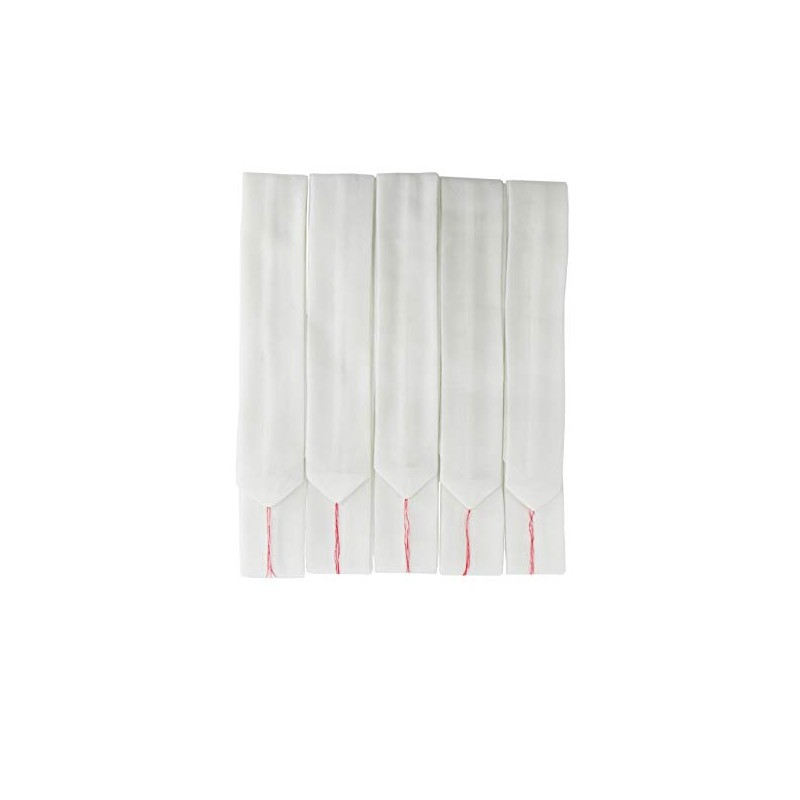 AN Long Strainer Rope, 5 Pieces, White, Waist Strap, Muslin,