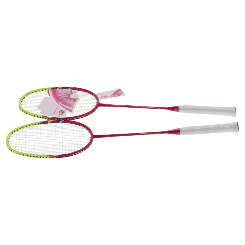 2 Player Badminton Racquets Adults Lightweight Carbon Fiber Rackets with