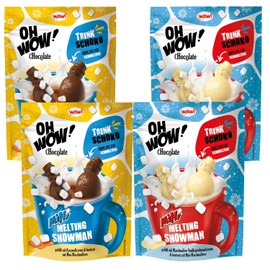 2 x 2 WAWI Mini Melting Snowman Light & Dark, 2 x Caramel & 2 x Vanilla, 4 x 120 g = 480 g