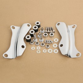 XMT-MOTO 4 Point Docking Hardware Kit Tour Rack for fits for Harley Davidson touring 2014-2020 modells FLT, FLHT, FLHTCU,FLHRC, Road King, Street Glide, Electra Glide, Ultra Classic, Road Glide,Chrome