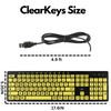 Alt Clearkeys Keyboard Large Print High Contrast USB Wired Computer