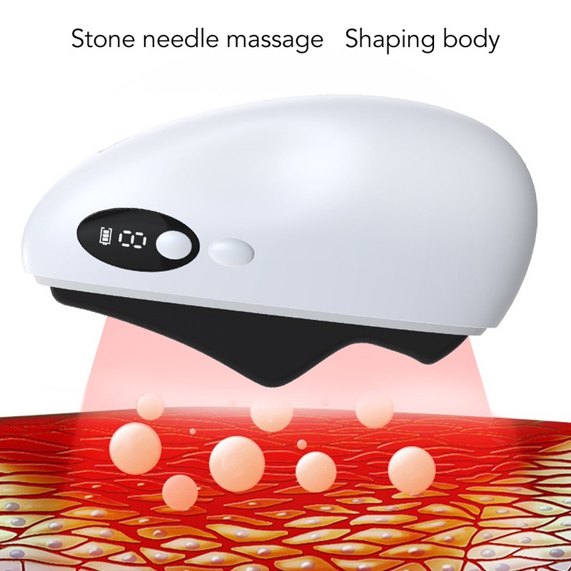 Electric Stone Needle Scraping Broad Hot Heating Vibration Gua Sha