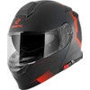 Bogotto H271 Wayke Flip-Up Helmet, Matte Black/Orange, 2XL