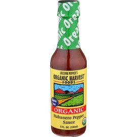 Organic Harvest Foods Pepper Sauce Habanero, 5 Ounce