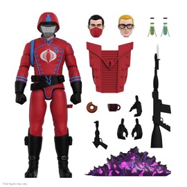 Super7 G.I. Joe Cobra Crimson Guard (Cartoon Accurate) - 7" Ultimates! Action Figure