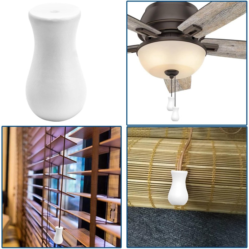 Surf turtle Window Pull Cord Tassel12Pcs Real Wood Pendant Curtain