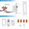 DEWENWILS Indoor in Wall Light timer Switch 7Day Digital Timer