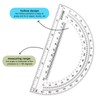 Zonon 6 Packs 12 Inch Plastic Ruler and 6 Inch
