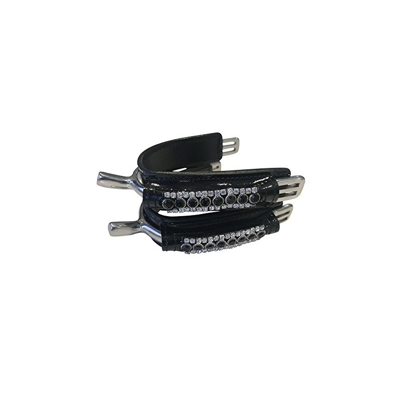 ARBO-INOX Spur Protection Spur Protectors Spur Jewellery Leather Rhinestone QHP
