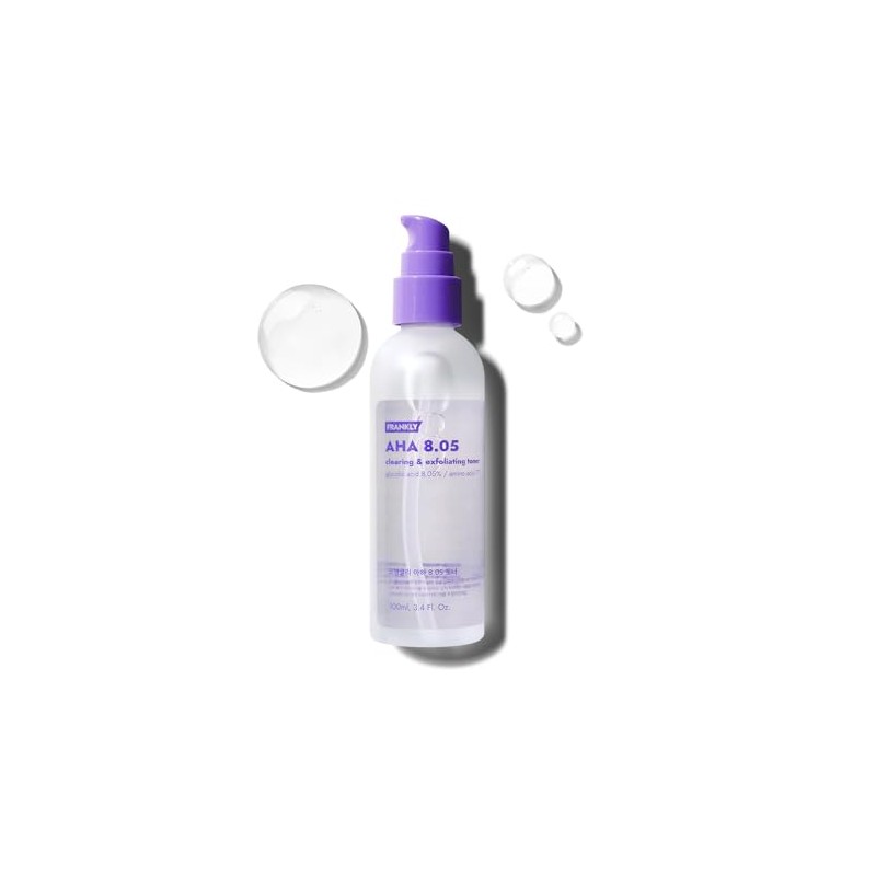 FRANKLY AHA 8.05% Pore-Refining Exfoliator Toner | Glycolic Acid &