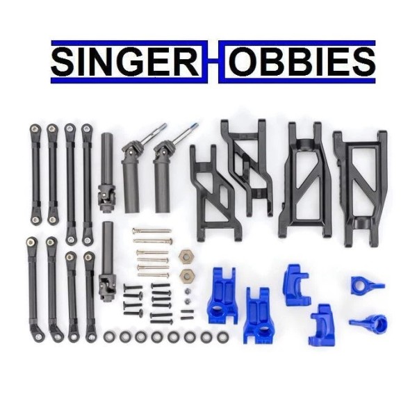 Traxxas 9180-BLUE Outer Driveline & Suspension Upgrade Kit RUSTLER/STAMPE