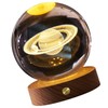 3D Crystal Ball Night Light Rechargeable Battery Soft Light Multifunction