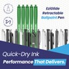 Eziglide Black Retractable Gel Pens, Pack of 5 Pens Black