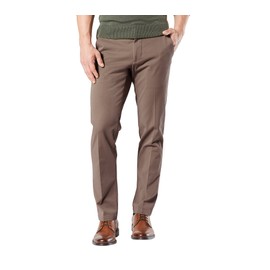 Dockers Men's Straight Fit Workday Khaki Smart 360 Flex Pants (Regular and Big & Tall), Dark Pebble, 33W x 32L