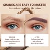 Brow Powder for Eyebrows,Long-Lasting Matte,eye shadow and contouring three-in-one,Soft and