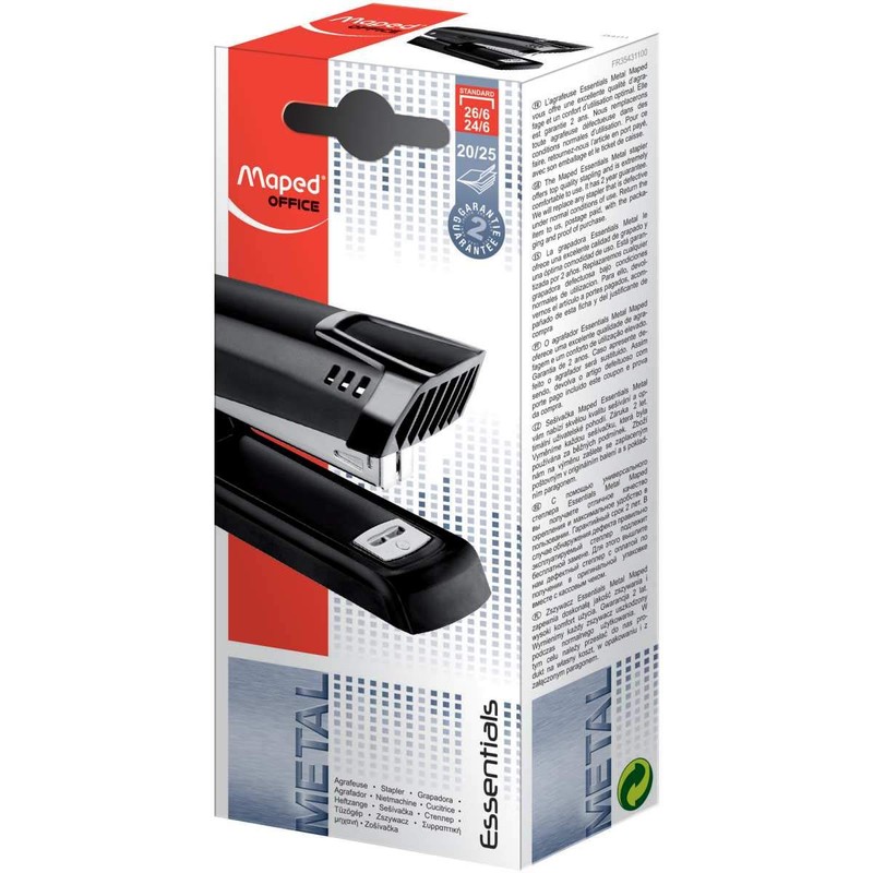 Maped Essentials Half Strip Metal Stapler 354311
