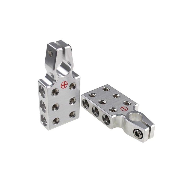 ZOOKOTO 6 Way Car Audio Battery Terminal Connector, 6x2/0 AWG