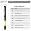 LIGHTFE UB30 4-in-1 Multi-Functional Dual-Head Rechargeable Aluminum Pen Flashlight for