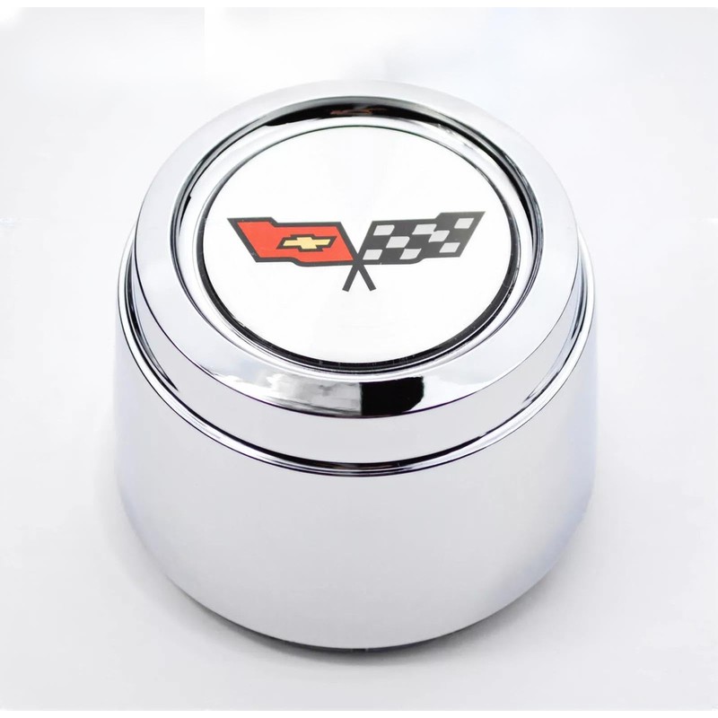 Set of 4 C4 Aluminum Wheel Hub Center Caps Pace