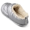 RockDove Women's Down Puff Memory Foam Clog Slipper with Sherpa