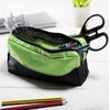 Arpan X-Large Size Double Zip Fabric Pencil Case - Ideal