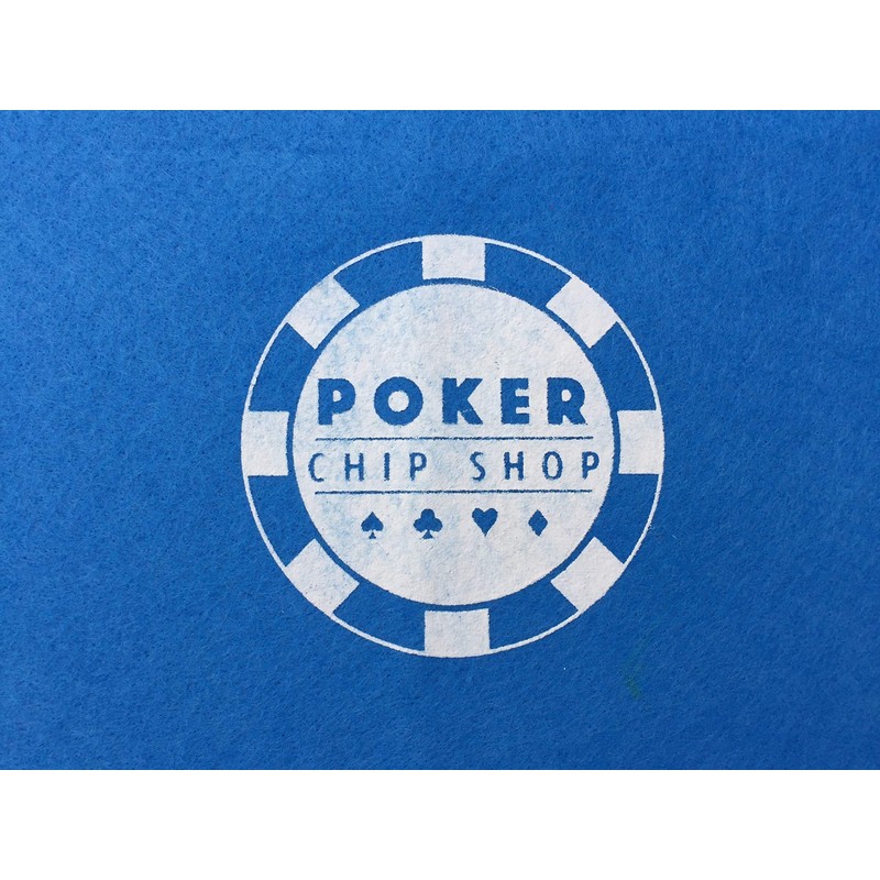 180cm by 90 BLUE POKER CASINO FELT BAIZE LAYOUT -