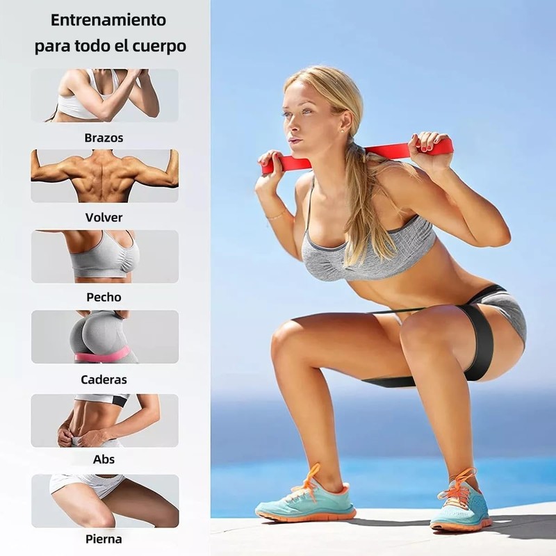 HAPPTWS 3 Bandas Resistencia -Ligas Ejercicio Elásticas Pull-ups