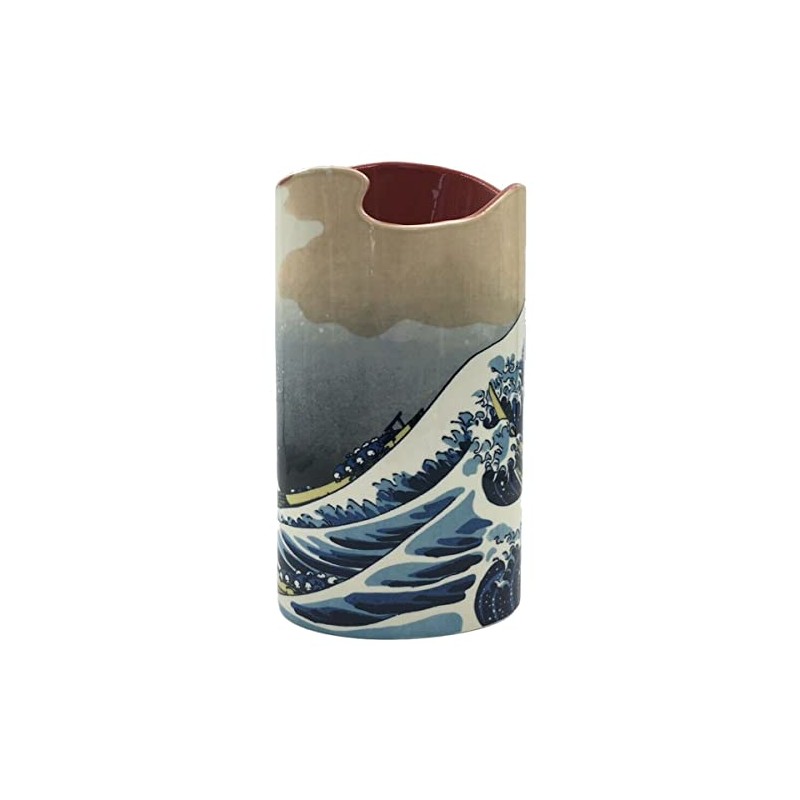 John Beswick Hokusai - The Wave Vase, Multicoloured, 227mm (h),