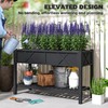 Outsunny Raised Garden Bed, 47 x 22 x 31.5in Elevated