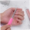 Mikinona 3pcs Folding Nail Files Stainless Steel Nail Buffers for