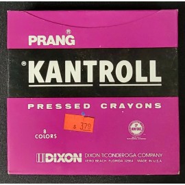 Prang Vintage KANTROLL Pressed Crayons 938-8 8 Colors BUY MORE SAVE MORE