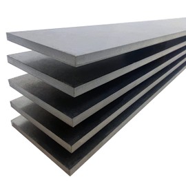 5 Pack 1095 Steel for Knife Making - 12"x1.5"x0.12" Annealed High Carbon Tool Steel Blanks, Precision Ground Flat Stock Bar for Knife Blades & DIY Projects