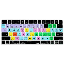 XSKN Final Cut Pro Shortcut Silicone Keyboard Cover Skin for 2015 Released Magic Keyboard MLA22LL/A A1644 (US Version)