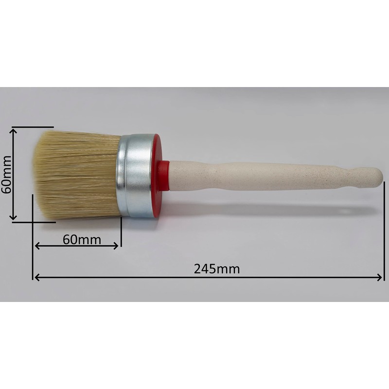AERZETIX - C62159 - Set of 2 - Round Brushes
