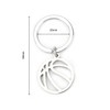 Basketball Keychain for Men Cutout Metal Basketball Design Sports Keyring