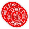 Fire/Rescue Hard Hat Decal/Helmet Sticker Firefighter Squad Emergency