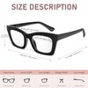 REAVEE Oprah Style Reading Glasses for Women Blue Light Blocking