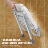 VEVOR Folding PE Shower Seat, 15.7'' x 14.8'' Unfolded, Wall