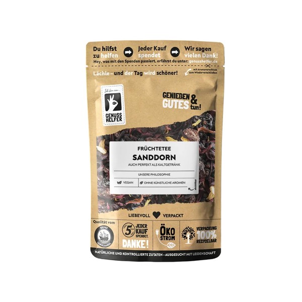 Bremer Gewürzhandel Sea Buckthorn Tea, Loose, Aromatic Fruit Tea for