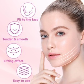 Chin Strap for Sleeping,Reusable V Line Lifting Chin Strap,Jaw Strap,Chin Strap for Double Chin,Jaw Exerciser (Pink-1pcs)
