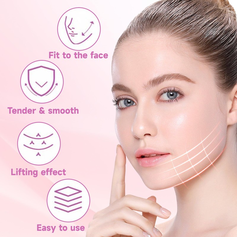 Chin Strap for Sleeping,Reusable V Line Lifting Chin Strap,Jaw Strap,Chin