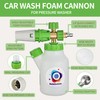 Foam Cannon for Pressure Washer with Dual Connector, Balabulala Car